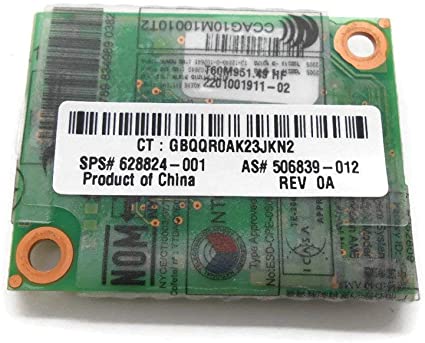 HP 628824-001, 506839-012 506839-012 Data/Fax Modem for v1d19es, ProBook 6360B HP 628824-001, 506839-012 506839-012 Data/Fax Modem for v1d19es, ProBook 6360B